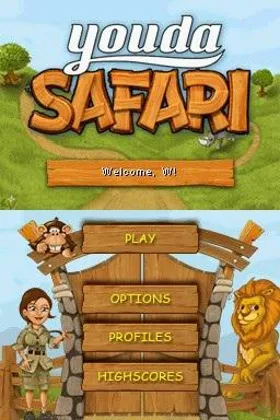 Youda Safari (Europe) (En,Fr,De) screen shot title